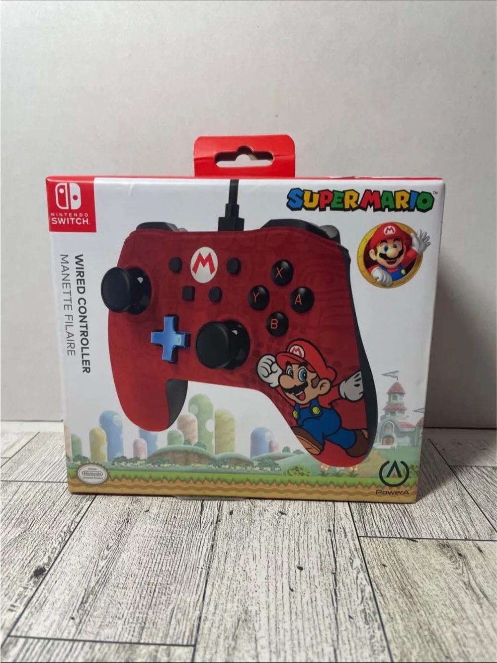 Nintendo Switch Super Mario Wired Controller - Red sealed